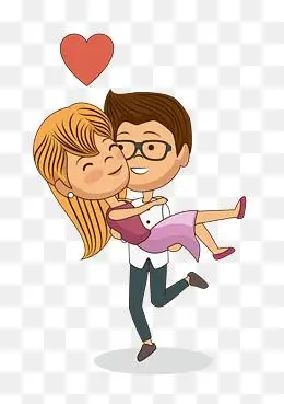 "浪漫情侣夫妻人物"