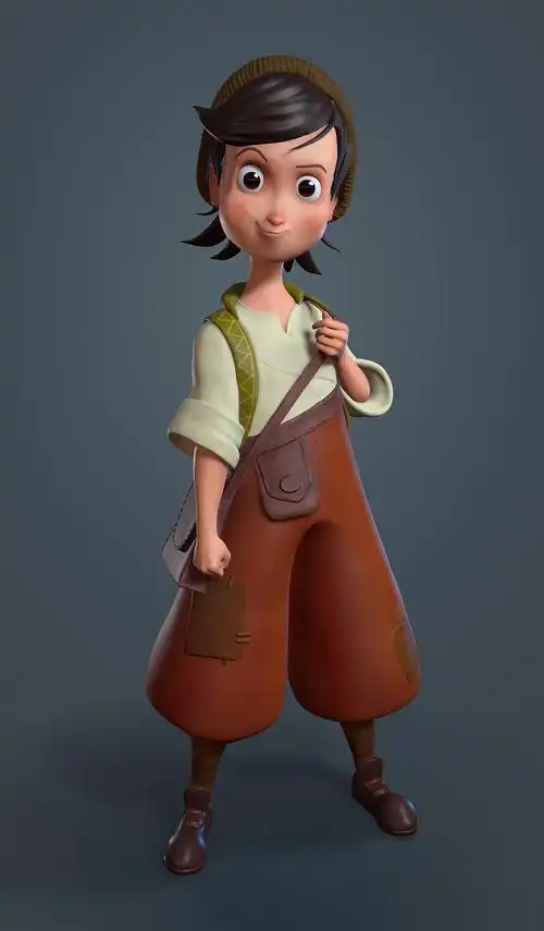 游戏3d角色建模学员作品展示