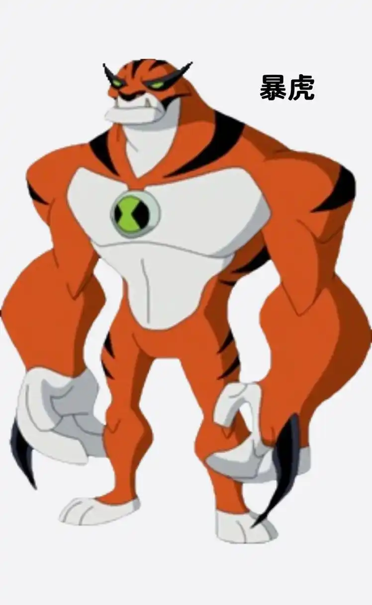 ben10全面进化外星英雄介绍(29) 暴虎 英文名:rath,词源"rage"(狂怒)
