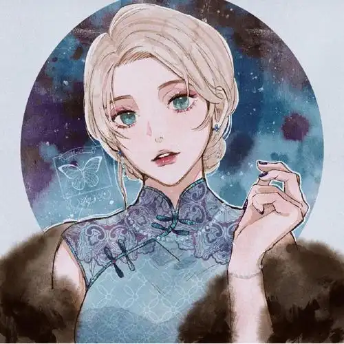 改良版国风旗袍迪士尼公主能驾驭能艾莎高贵乐佩软萌