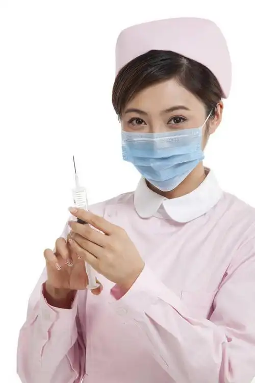 东方人,一个人,护士,站,竖图,室内,白天,正面,工作服,制服,帽子,亚洲