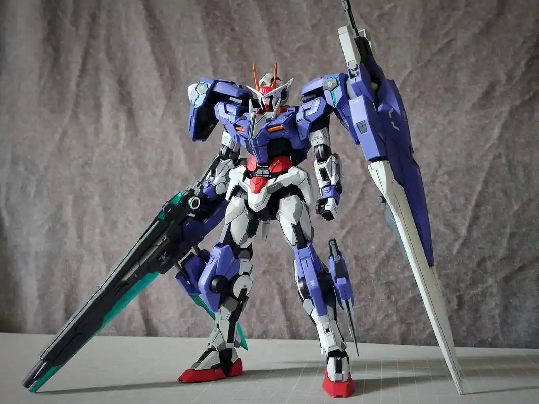 以太精微 00高达七剑型.几天能做完的事情拖了几个月98#高 - 抖音