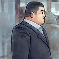 胖子男生卡通头像