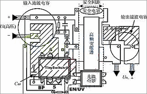 tny264开关电源的应用电路图