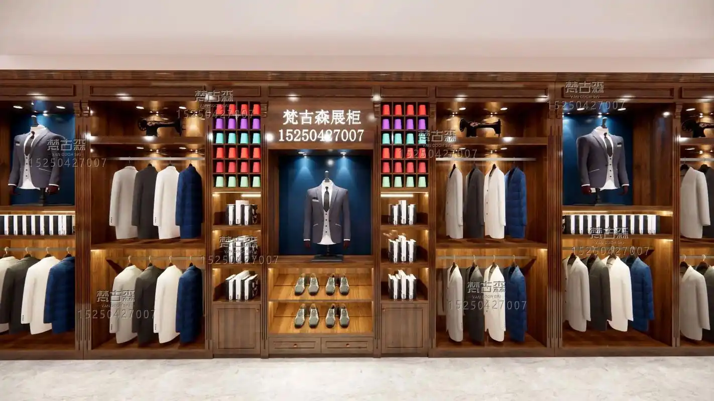 西装展柜设计需要谨 - 抖音