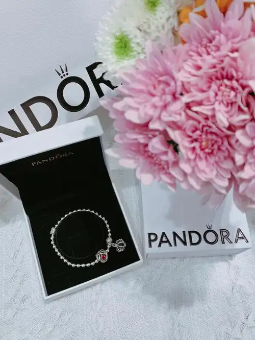 pandora潘多拉手链红色系小女王款