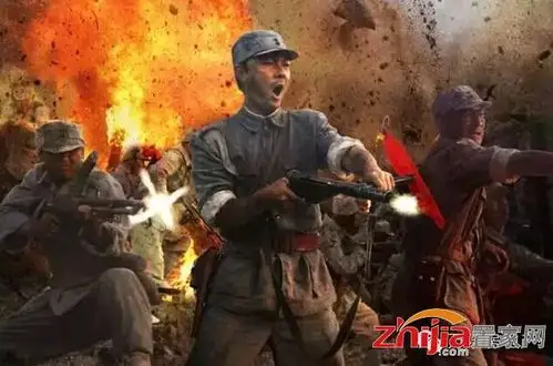 穿越火线 客户穿上八路军抗战的衣服,跟随装甲车到达指定区域,攻占
