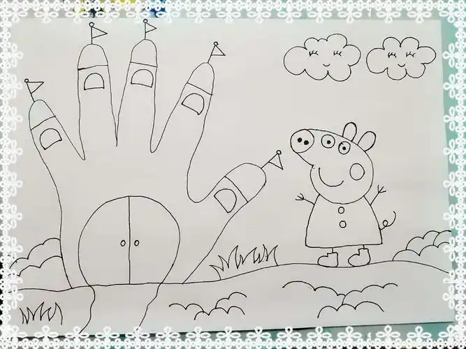 "疫情防控不放松,家园共育不停学"—柏树镇中心幼儿园中班亲子绘画第