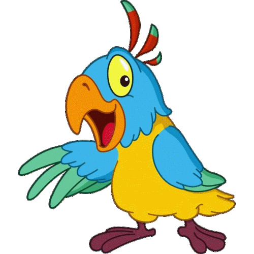 bird clipart image clip art cartoon of a blue bird standing up 2