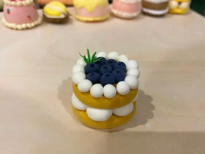 粘土蛋糕真的太可爱啦