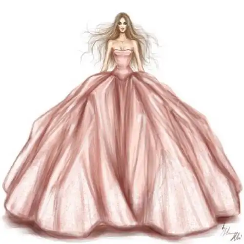 【笔尖时尚】手绘插画 婚纱礼服 设计稿 时… - 堆糖,美图壁纸兴趣社