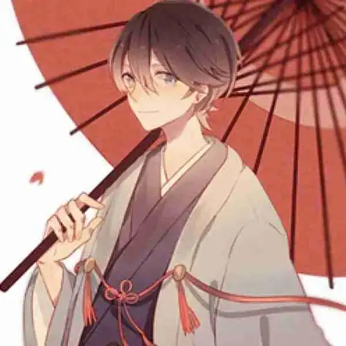 古风汉服美女头像图片,冬天雪地打伞的【点击鼠标右键下载】