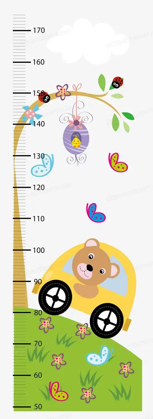 儿童卡通量身高尺