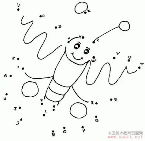 韵母连线简笔画