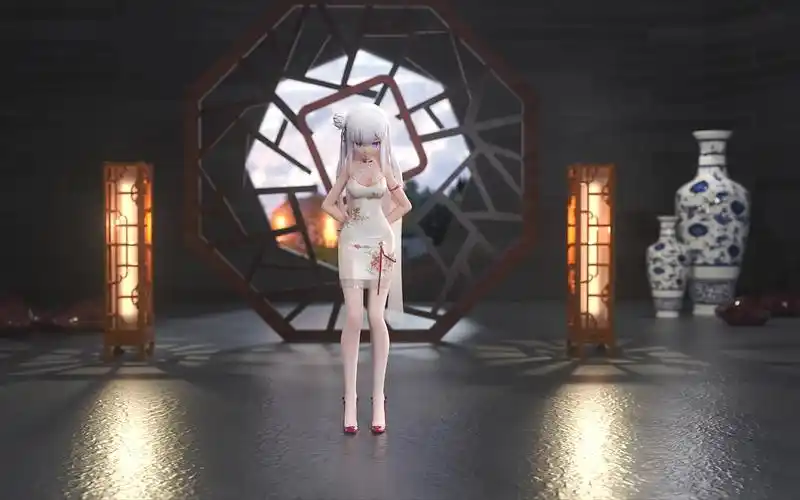 艾米莉亚  旗袍