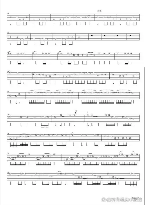 《冷雨夜》贝斯谱 不管别人怎么看 beyond都是我心中永远的神!