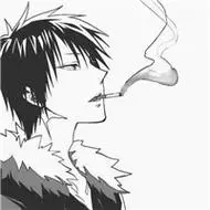 动漫男生抽烟头像霸气霸气男生二次元吸烟的头像动漫图片