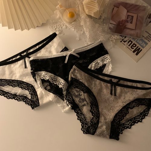 网纱蕾丝内裤女日系性感短裤(热品库)