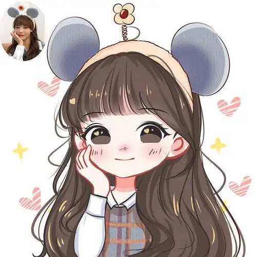 手绘头像定制作卡通q版情侣头像设计人物真人照片转漫画动漫礼物高端