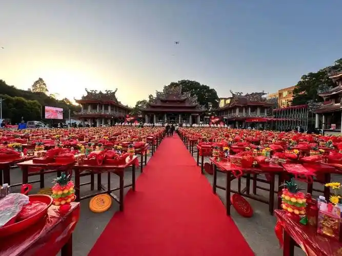 漳州人拜天公场面太壮观!红红火火,闽南人的大日子来了.