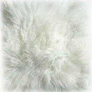 滩羊毛皮料椅垫卷毛毛皮草面料长毛毛羊皮沙发垫皮毛一体羊毛面料