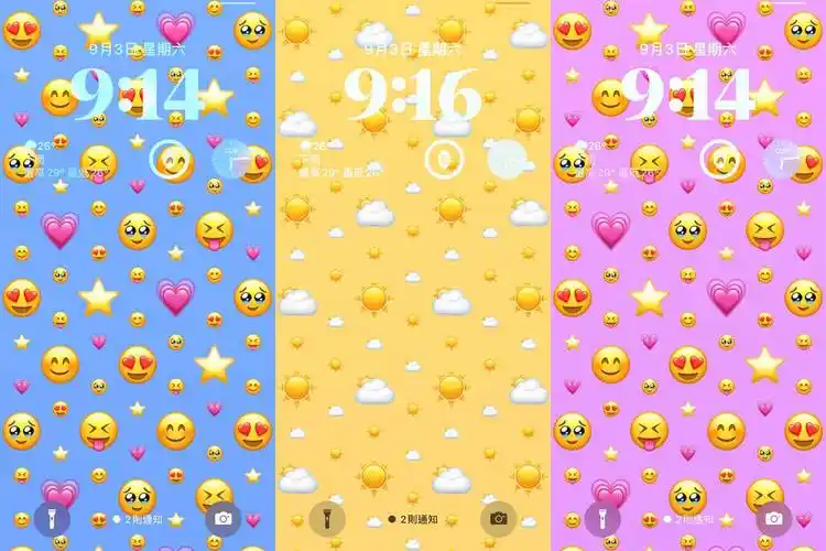 不仅能让我们自由更改锁屏主题壁纸,也能使用可爱的iphone表情符号