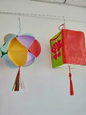 幸福中国年内蒙古师范大学附属学校小学部灯笼作品展
