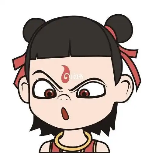 动漫人物简笔画魔童降世头像简笔画 第1页哪吒之魔童降世手绘简笔画版