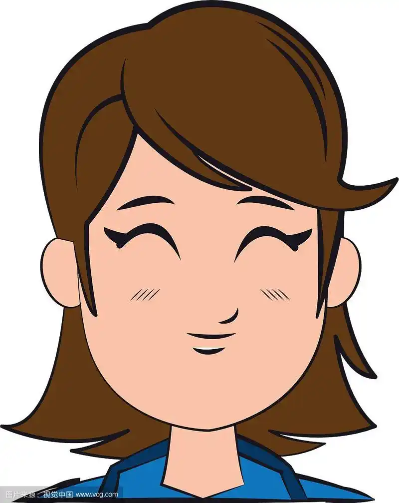 卡通人物女性面部设计