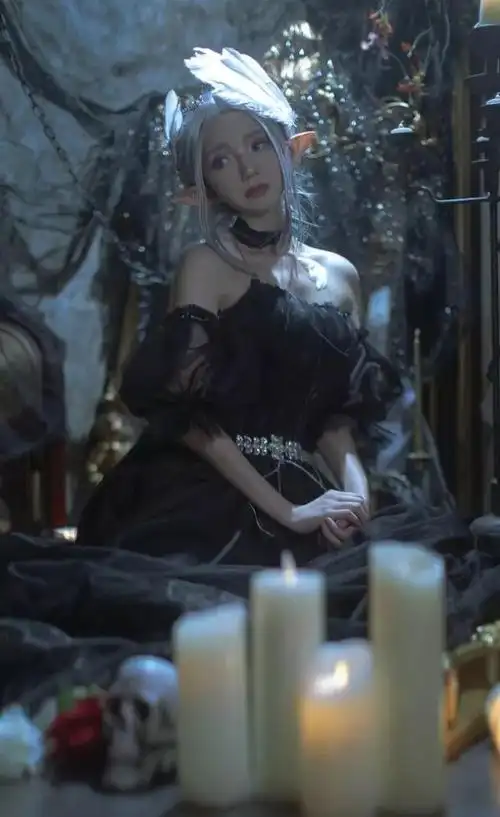 cos美图:鬼刀——海琴烟,高冷绝美的冰公主,好看!