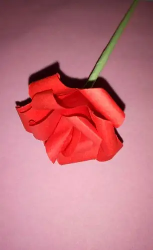 手工&纸玫瑰花/附做法