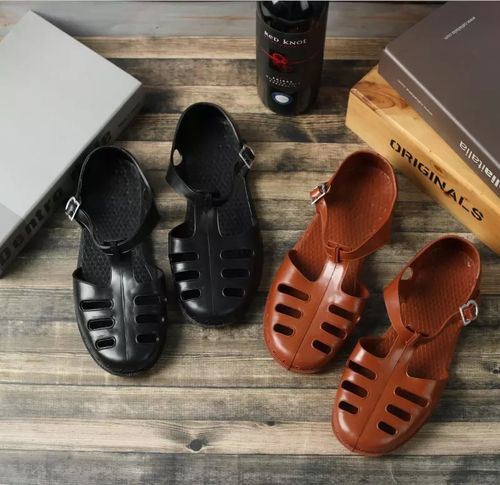 包邮解放塑料猪笼监狱风云同款驾驶员凉鞋老式洞洞鞋