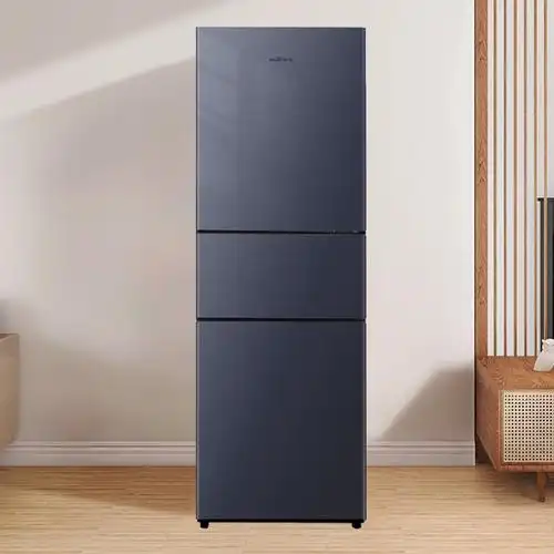 新飞(frestec)210升小冰箱 三门三温中门软冷冻小型家用电冰箱 节能