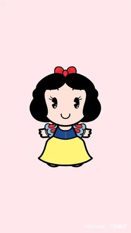 各种呆萌白雪公主图片