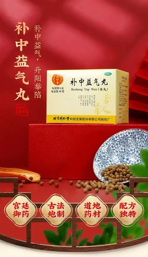 同仁堂 补中益气丸 6g*10袋400-9030-075互联网药品信息服务证:(晋)