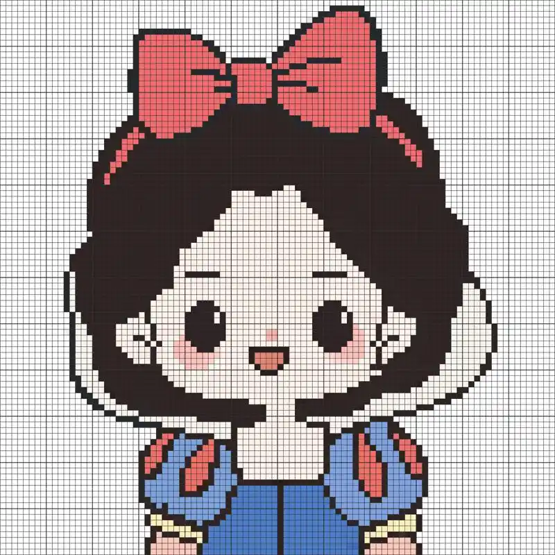 白雪公主——像素画