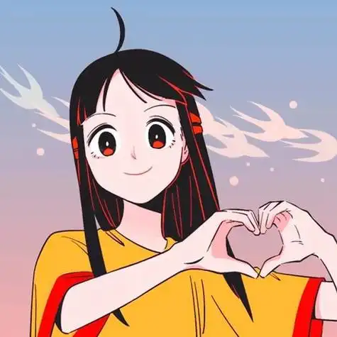 比心卡通人物头像图片