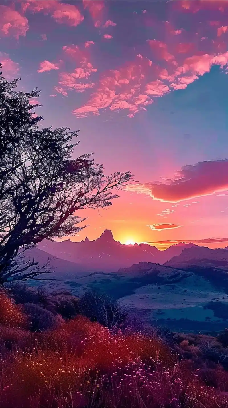 晚霞下的你,最美!无论是独自散