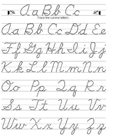 【转载】英文26个字母连笔写法 - 幻灭.风吟 - szjozy