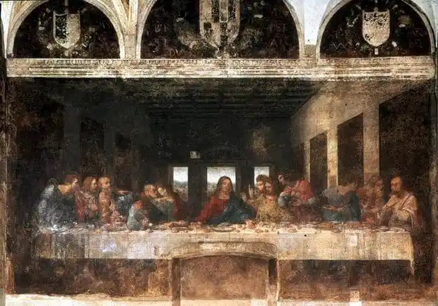 《最后的晚餐》(the last supper),1490-1497/98年