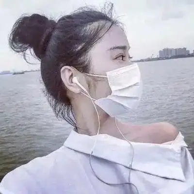 口罩女_qq女生头像_我要个性网