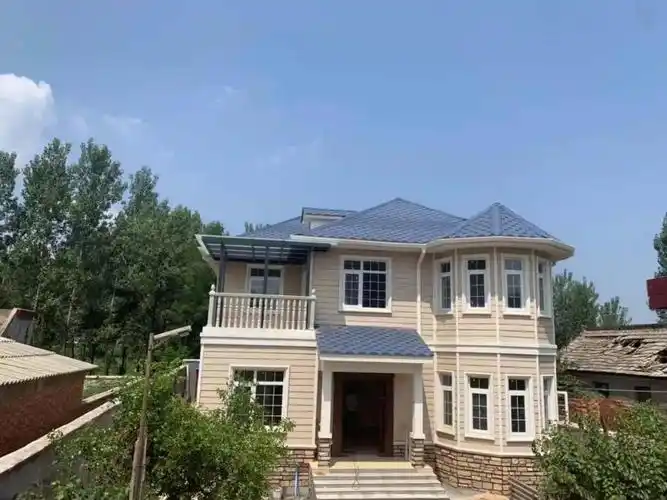 河南农村自建别墅实拍,再配上庭院,真的让人羡慕!