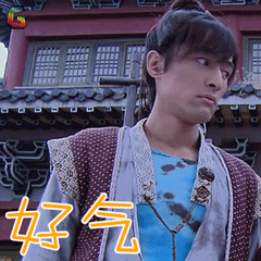 仙剑奇侠传三胡歌景天好气生气w4soogifsoogif出品gif动图_动态图