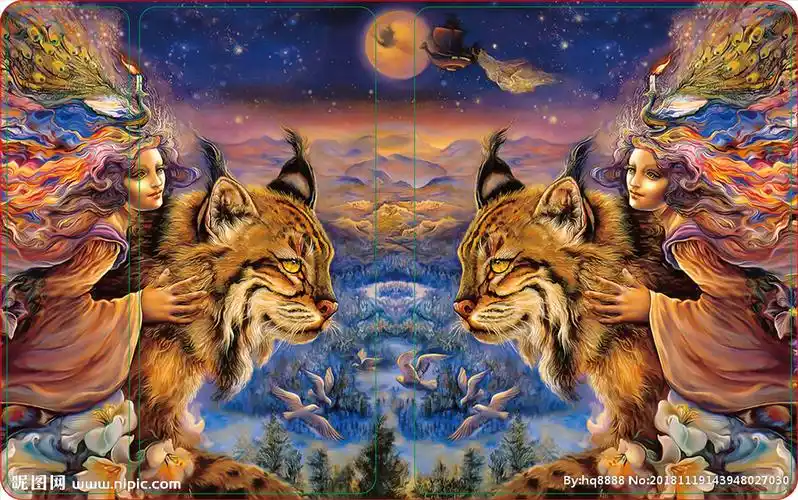 唯美油画神话 彩绘图案 手机壳设计图__背景底纹_底纹边框_设计图库