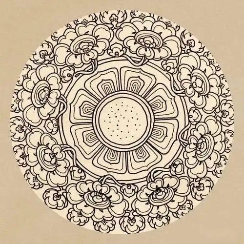 中国传统吉祥纹样图案线稿素材!_花纹