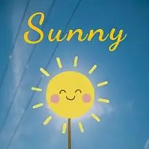 阳光可爱插画简约创意红包头像