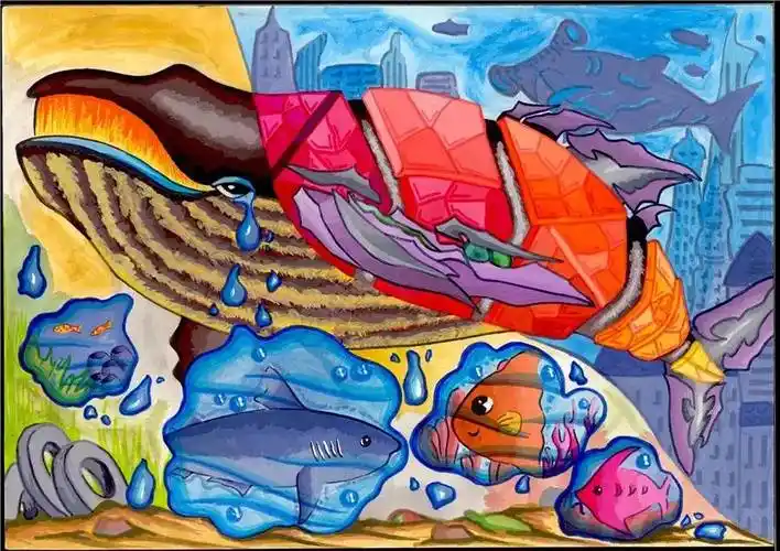 海洋我们共同的蓝色家园丨绘画获奖作品赏析