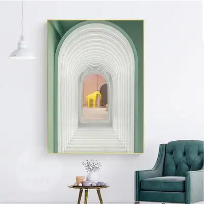 新款柏轩 梦空间 北欧家居装饰画现代简v约客厅挂画走廊过道玄关