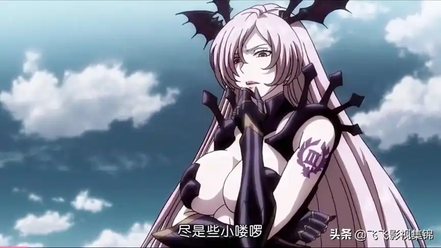 动漫-勇士对抗黑之王,战况惨烈,反派的女角色好霸气,好美.