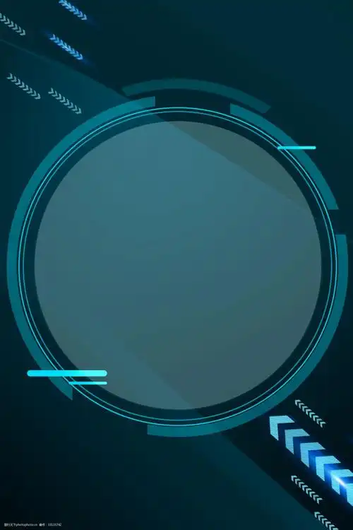 简约大气电子商务科技边框背景